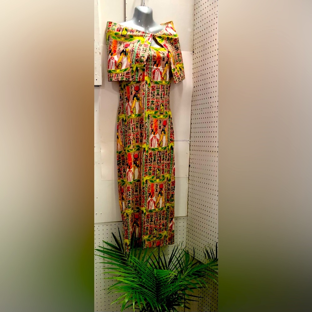 Egyptian Vintage Dress + Shawl